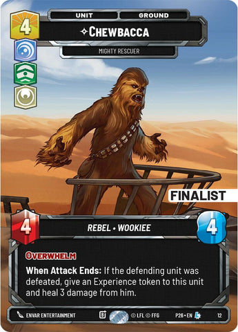 Chewbacca - Mighty Rescuer (12) (Finalist) (12) [Organized Play Promos] - The Mythic Store | 24h Order Processing