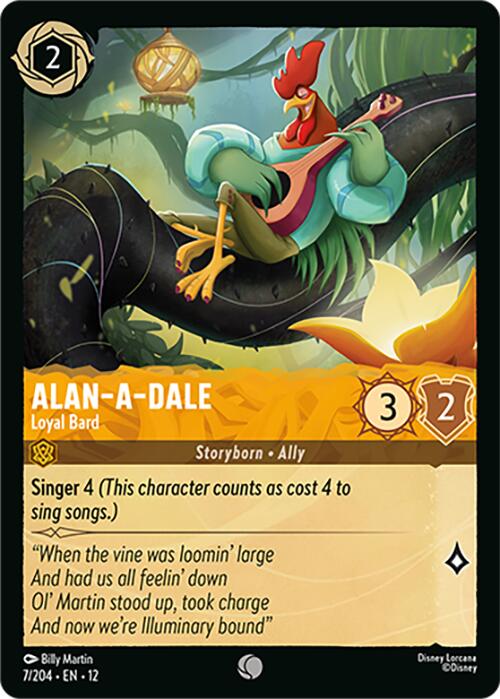 Alan-a-Dale - Loyal Bard (7/204) [Wilds Unknown] - The Mythic Store | 24h Order Processing