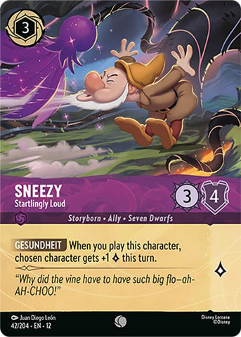 Sneezy - Startlingly Loud (Foil) (42/204) [Wilds Unknown]
