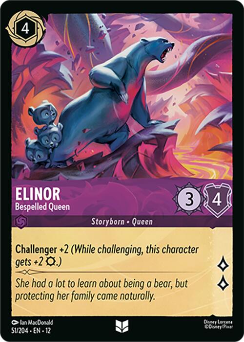 Elinor - Bespelled Queen (51/204) [Wilds Unknown] - The Mythic Store | 24h Order Processing
