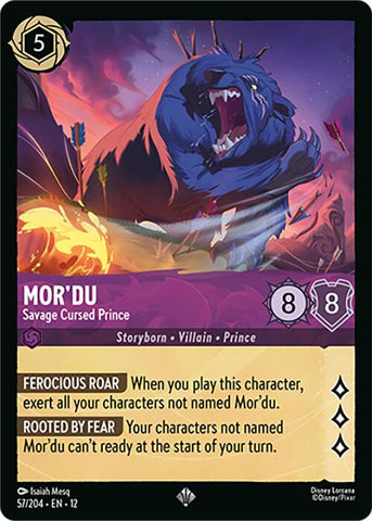 Mor'du - Savage Cursed Prince (57/204) [Wilds Unknown]