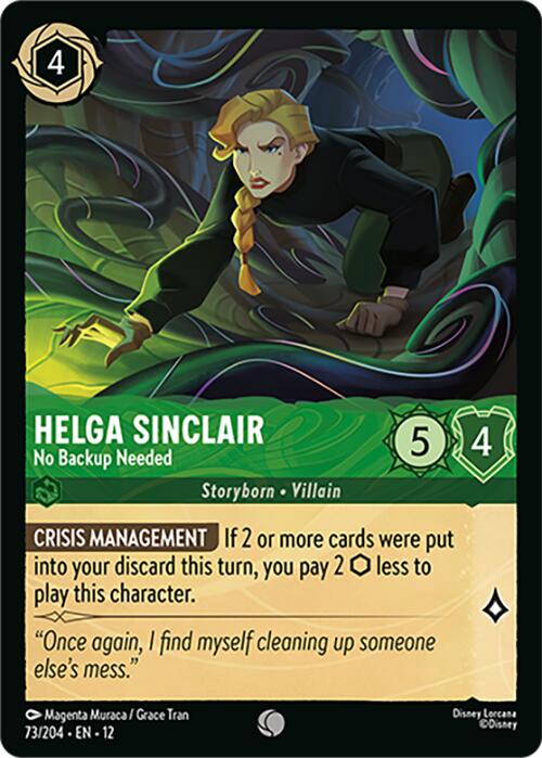 Helga Sinclair - No Backup Needed (73/204) [Wilds Unknown] - The Mythic Store | 24h Order Processing