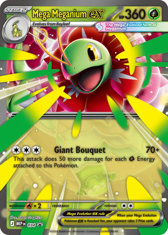 Mega Meganium ex (034) (Jumbo) [Mega Evolution Promo] - The Mythic Store | 24h Order Processing