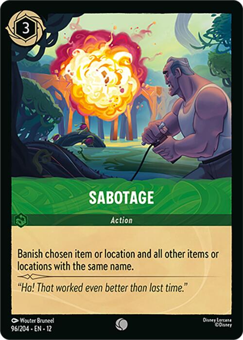Sabotage (96/204) [Wilds Unknown] - The Mythic Store | 24h Order Processing