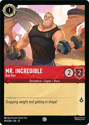 Mr. Incredible - Bob Parr (104/204) [Wilds Unknown] - The Mythic Store | 24h Order Processing