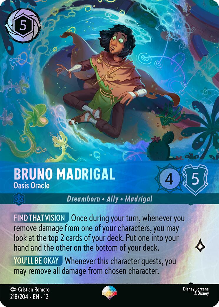 Bruno Madrigal - Oasis Oracle (Epic) (218/204) [Wilds Unknown] - The Mythic Store | 24h Order Processing