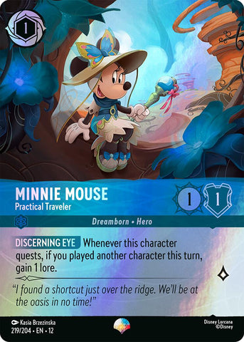Minnie Mouse - Practical Traveler (Epic) (219/204) [Wilds Unknown] - The Mythic Store | 24h Order Processing