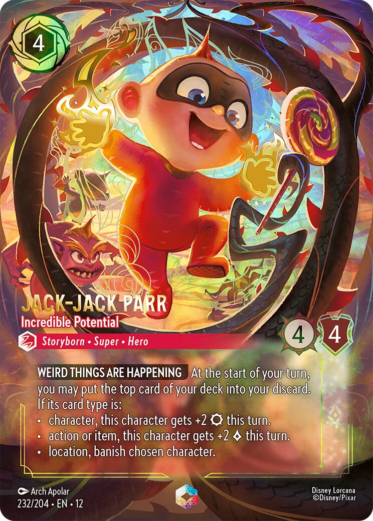 Jack-Jack Parr - Incredible Potential (Enchanted) (232/204) [Wilds Unknown] - The Mythic Store | 24h Order Processing