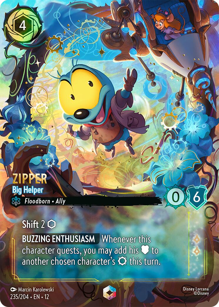 Zipper - Big Helper (Enchanted) (235/204) [Wilds Unknown] - The Mythic Store | 24h Order Processing