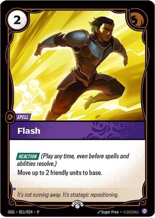 Flash (011/024) [Riftbound Organized Play Promotional Cards] - The Mythic Store | 24h Order Processing