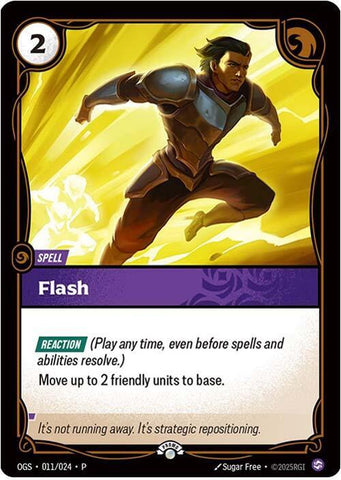 Flash (011/024) [Riftbound Organized Play Promotional Cards] - The Mythic Store | 24h Order Processing