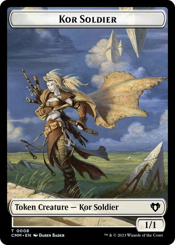 Kor Soldier Token [Commander Masters Tokens] - The Mythic Store | 24h Order Processing