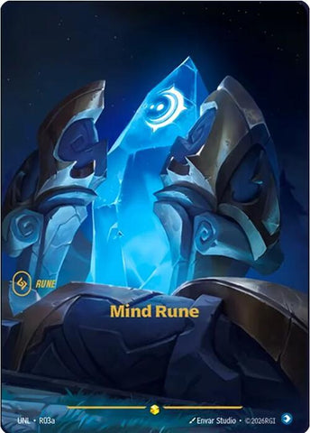 Mind Rune (Alternate Art) (R03a) [Unleashed] - The Mythic Store | 24h Order Processing