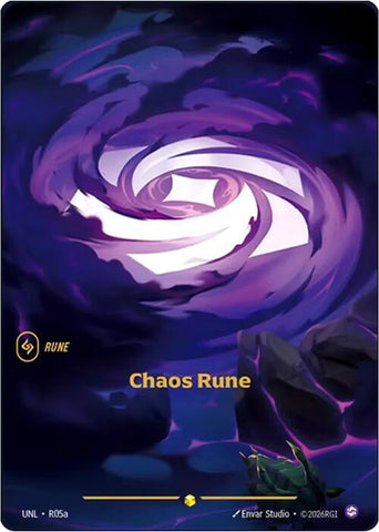 Chaos Rune (Alternate Art) (R05a) [Unleashed] - The Mythic Store | 24h Order Processing