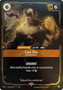 Lee Sin - Centered (151b/298) [Riftbound Organized Play Promotional Cards] - The Mythic Store | 24h Order Processing