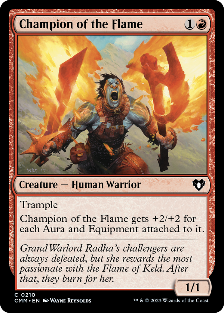 Champion of the Flame [Commander Masters] - The Mythic Store | 24h Order Processing