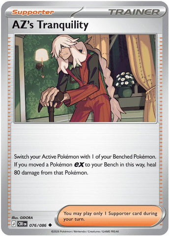 AZ's Tranquility (076/086) [Mega Evolution: Chaos Rising] - The Mythic Store | 24h Order Processing