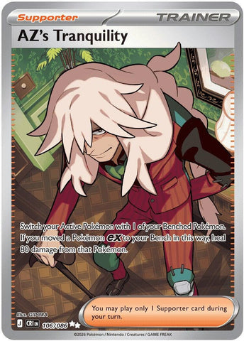 AZ's Tranquility (106/086) [Mega Evolution: Chaos Rising] - The Mythic Store | 24h Order Processing