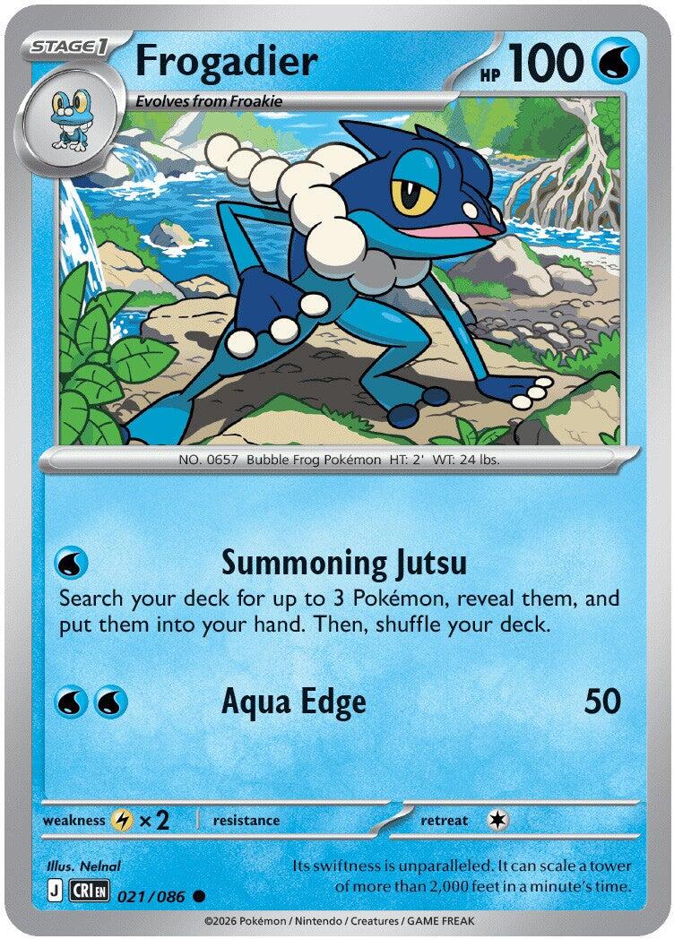 Frogadier (021/086) [Mega Evolution: Chaos Rising] - The Mythic Store | 24h Order Processing