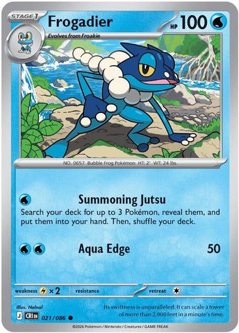 Frogadier (021/086) [Mega Evolution: Chaos Rising] - The Mythic Store | 24h Order Processing