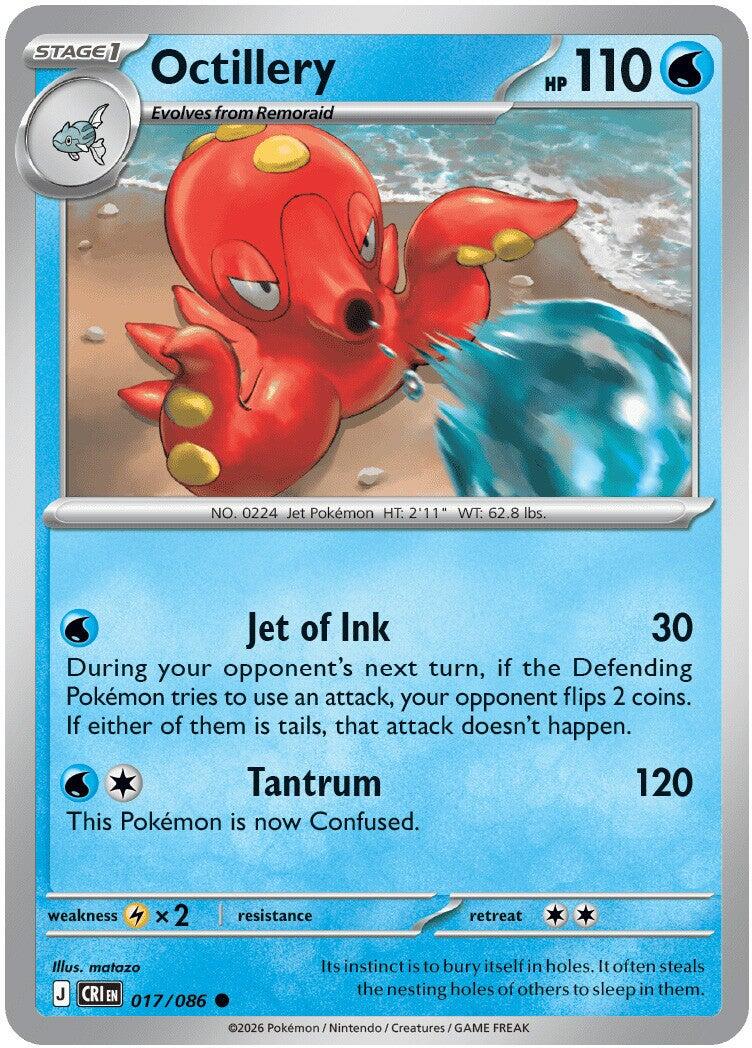 Octillery (017/086) [Mega Evolution: Chaos Rising] - The Mythic Store | 24h Order Processing