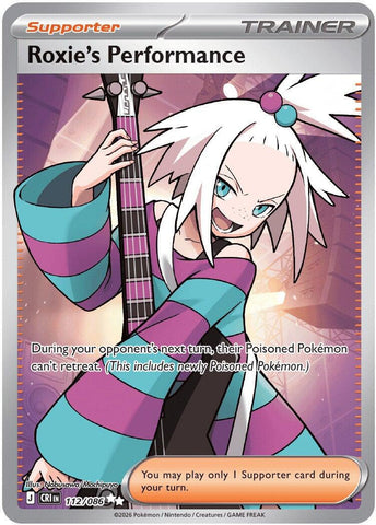 Roxie's Performance (112/086) [Mega Evolution: Chaos Rising] - The Mythic Store | 24h Order Processing