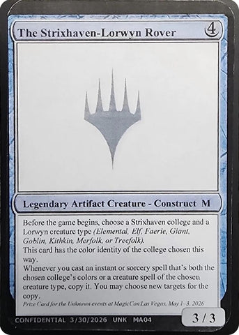 The Strixhaven-Lorwyn Rover [Unknown Event] - The Mythic Store | 24h Order Processing