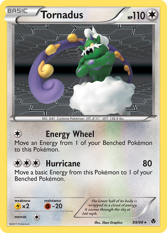 Tornadus (89/98) [Black & White: Emerging Powers] - The Mythic Store | 24h Order Processing