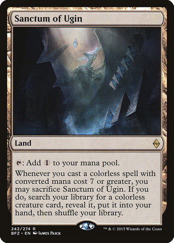 Sanctum of Ugin [Battle for Zendikar] - The Mythic Store | 24h Order Processing