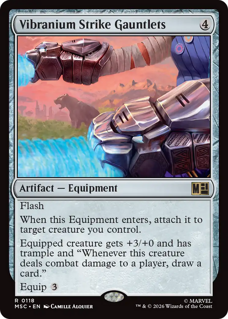 Vibranium Strike Gauntlets [Marvel Super Heroes Commander] - The Mythic Store | 24h Order Processing