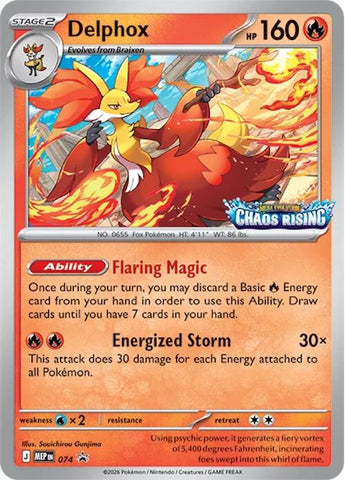 Delphox (074) [Mega Evolution Promo] - The Mythic Store | 24h Order Processing