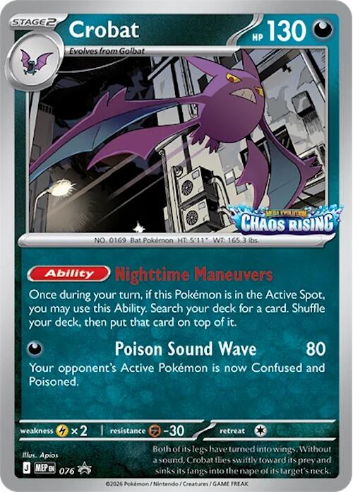 Crobat (076) [Mega Evolution Promo] - The Mythic Store | 24h Order Processing