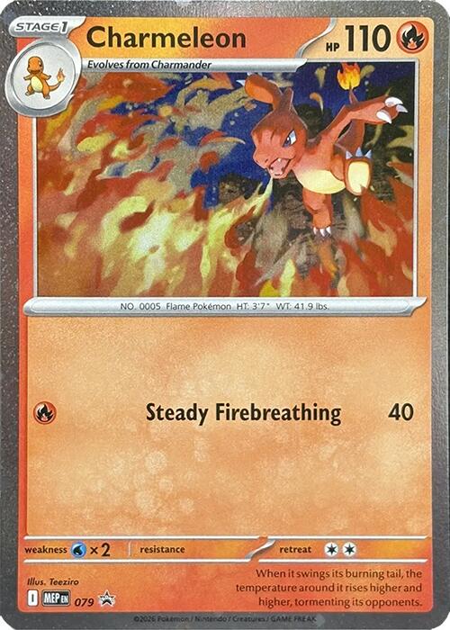 Charmeleon (079) (Cosmos Holo) [Mega Evolution Promo] - The Mythic Store | 24h Order Processing