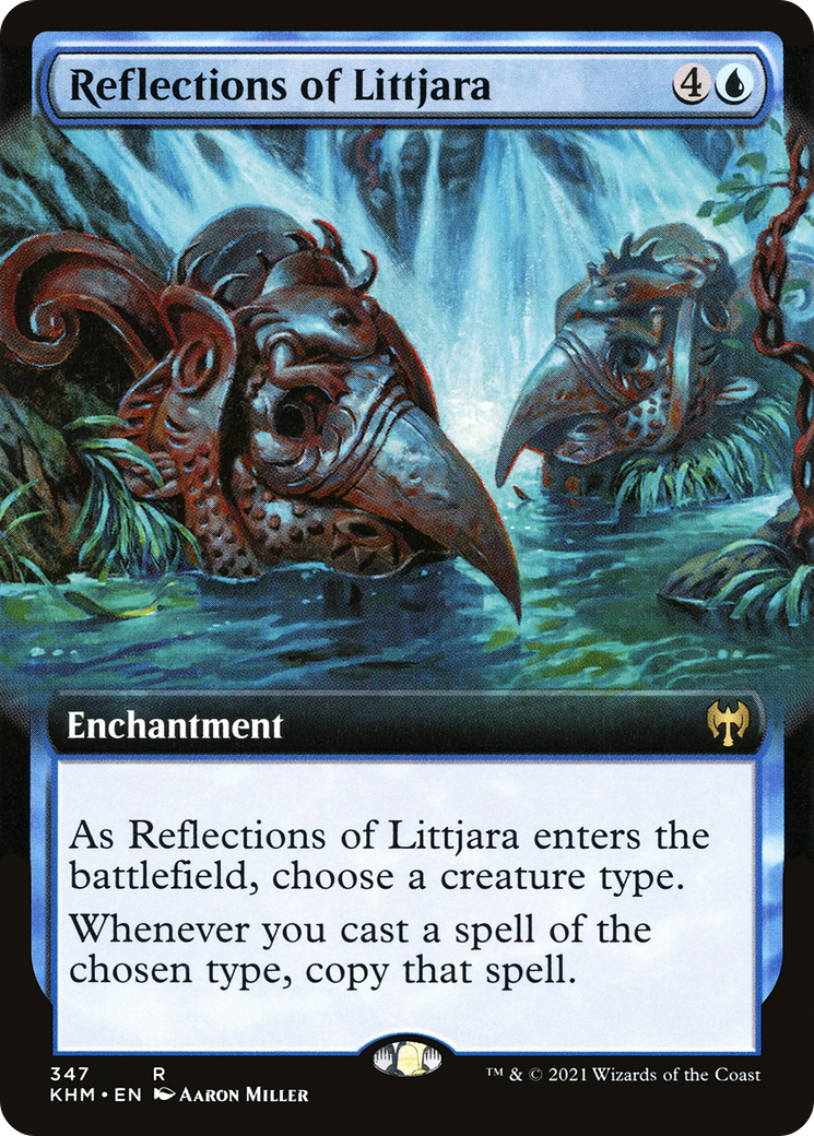 Reflections of Littjara (Extended Art) [Kaldheim] - The Mythic Store | 24h Order Processing