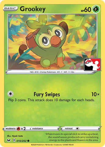 Grookey (011/202) (Library Exclusive) [Sword & Shield: Base Set] - The Mythic Store | 24h Order Processing