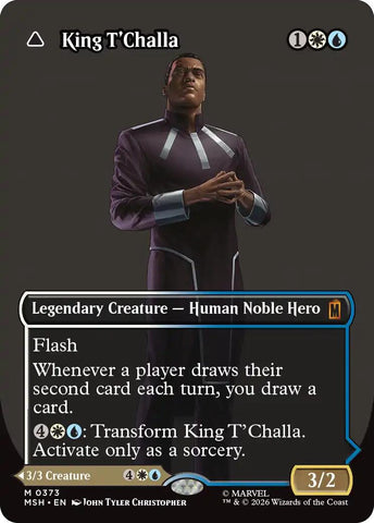 King T'Challa (Borderless) (0373) [Marvel Super Heroes] - The Mythic Store | 24h Order Processing