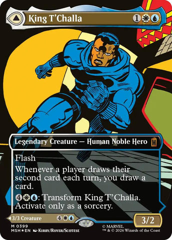 King T'Challa (Borderless) (0399) [Marvel Super Heroes] - The Mythic Store | 24h Order Processing