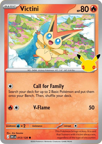 Victini (013/128) [Mega Evolution: 30th Celebration] - The Mythic Store | 24h Order Processing