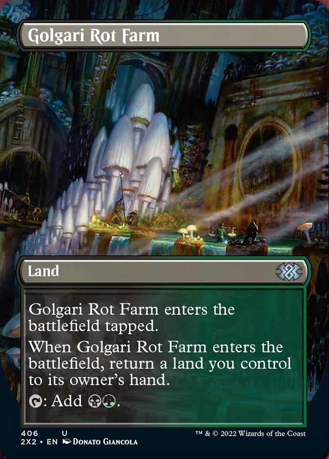 Golgari Rot Farm (Borderless Alternate Art) [Double Masters 2022] - The Mythic Store | 24h Order Processing