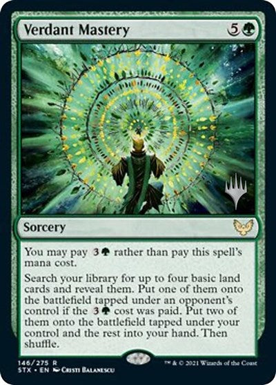 Verdant Mastery (Promo Pack) [Strixhaven: School of Mages Promos] - The Mythic Store | 24h Order Processing