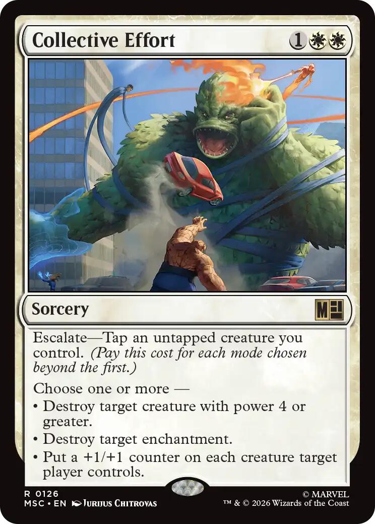 Collective Effort [Marvel Super Heroes Commander] - The Mythic Store | 24h Order Processing