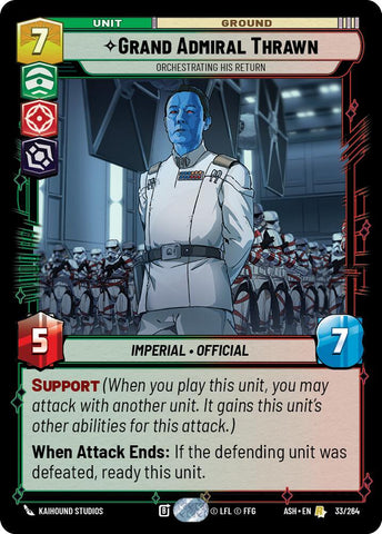 Grand Admiral Thrawn - Orchestrating His Return (33/264) (33/264) [Ashes of the Empire] - The Mythic Store | 24h Order Processing