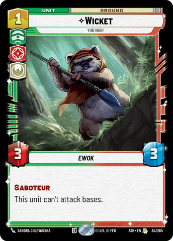 Wicket - Yub Nub! (34/264) (34/264) [Ashes of the Empire] - The Mythic Store | 24h Order Processing