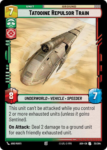 Tatooine Repulsor Train (35/264) (35/264) [Ashes of the Empire] - The Mythic Store | 24h Order Processing