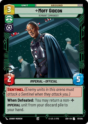 Moff Gideon - Remnant Commander (97/264) (97/264) [Ashes of the Empire] - The Mythic Store | 24h Order Processing