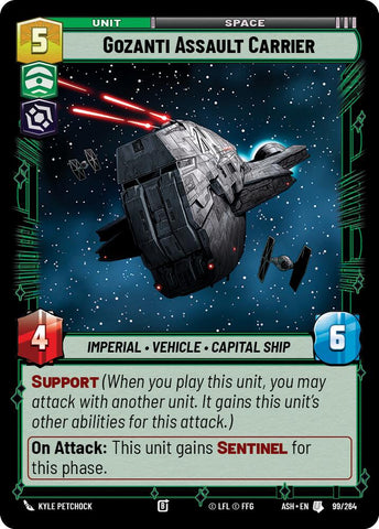 Gozanti Assault Carrier (99/264) (99/264) [Ashes of the Empire] - The Mythic Store | 24h Order Processing