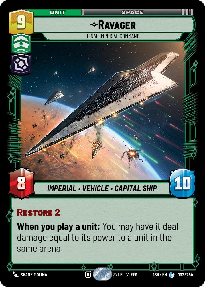 Ravager - Final Imperial Command (102/264) (102/264) [Ashes of the Empire] - The Mythic Store | 24h Order Processing