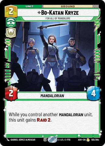 Bo-Katan Kryze - For All of Mandalore (105/264) (105/264) [Ashes of the Empire] - The Mythic Store | 24h Order Processing