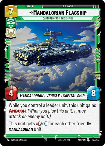 Mandalorian Flagship - Captured from the Empire (113/264) (113/264) [Ashes of the Empire] - The Mythic Store | 24h Order Processing