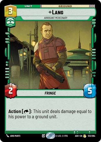 Lang - Arrogant Mercenary (123/264) (123/264) [Ashes of the Empire] - The Mythic Store | 24h Order Processing
